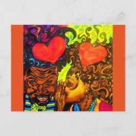 Black Love Poster Briefkaart