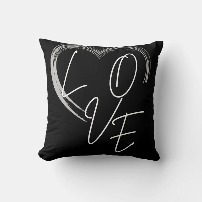 Black Love Sierkussen (Voorkant)