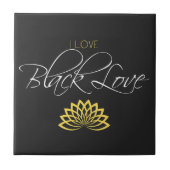 Black Love Tegeltje (Voorkant)