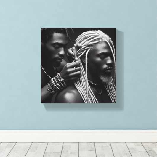 Black Love (vervolg) Canvas Afdruk (Insitu (Houten vloer))