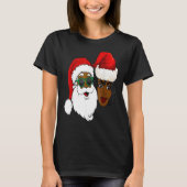Black Loving Santa Claus en Mrs Claus Ethnic Chri T-shirt (Voorkant)