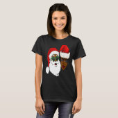 Black Loving Santa Claus en Mrs Claus Ethnic Chri T-shirt (Voorkant volledig)