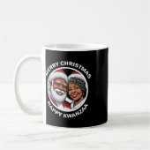 Black Loving Santa Claus en Mrs Claus Kerstmis Koffiemok (Links)