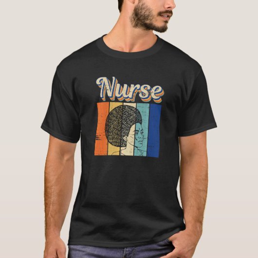 Black LPN Nurses Matter African American Black His T-shirt (Voorkant)