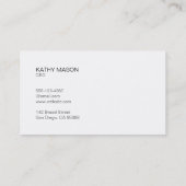 Black Lux | Verloop Doorhalen Visitekaartje (Achterkant)