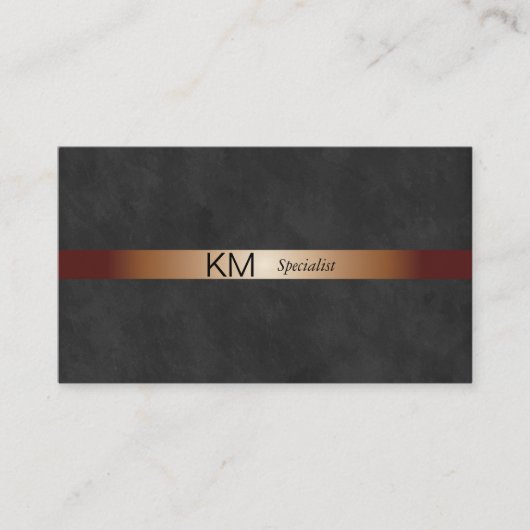 Black Lux | Verloop Doorhalen Visitekaartje (Voorkant)