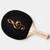 black luxe ping pong paddle tafeltennisbatje (Zijkant)