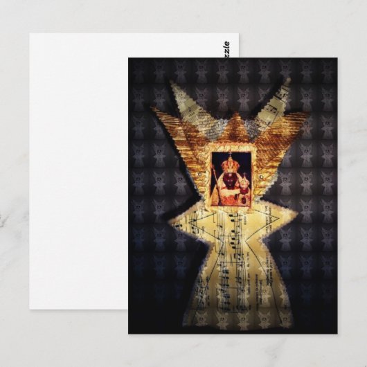 Black Madonna Briefkaart (Voorkant / Achterkant)