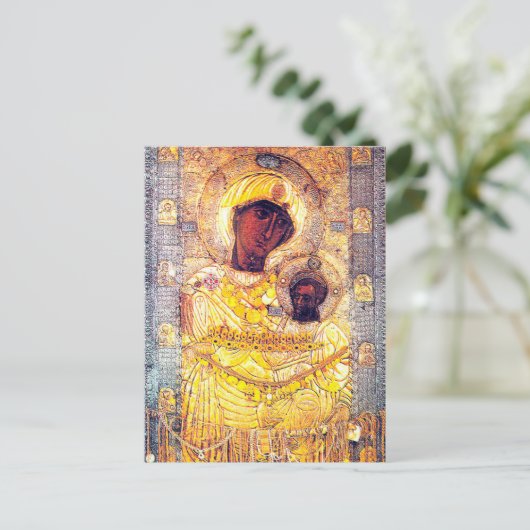 Black Madonna Briefkaart (Staand voorkant)