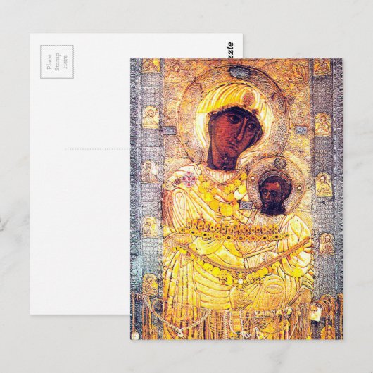 Black Madonna Briefkaart (Voorkant / Achterkant)