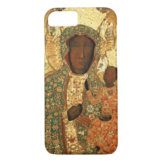 Black Madonna en Child Our Lady of Czestochowa Case-Mate iPhone Case (Achterkant)