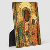 Black Madonna en Child Our Lady of Czestochowa Fotoplaat (Zijkant)