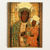 Black Madonna en Child Our Lady of Czestochowa Planner (Voorkant)