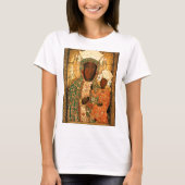 Black Madonna en Child Our Lady of Czestochowa T-shirt (Voorkant)