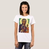 Black Madonna Icon Polen T-shirt (Voorkant volledig)