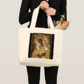 Black Madonna Jumbo Canvas tas (Voorkant (product))
