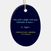 BLACK MADONNA ORNAMENT (Achterkant)