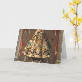 Black Madonna Painting 1745 Kaart (Gele Bloem)