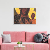 Black Madonna Polen onze dame van Czestochowa Canvas Afdruk (Insitu (Woonkamer))