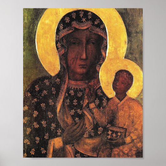 Black Madonna Polen onze dame van Czestochowa Poster (Voorkant)