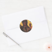 Black Madonna Polen onze dame van Czestochowa Ronde Sticker (Envelop)