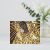 Black Madonna Polen onze dame van de genade Briefkaart (Staand voorkant)