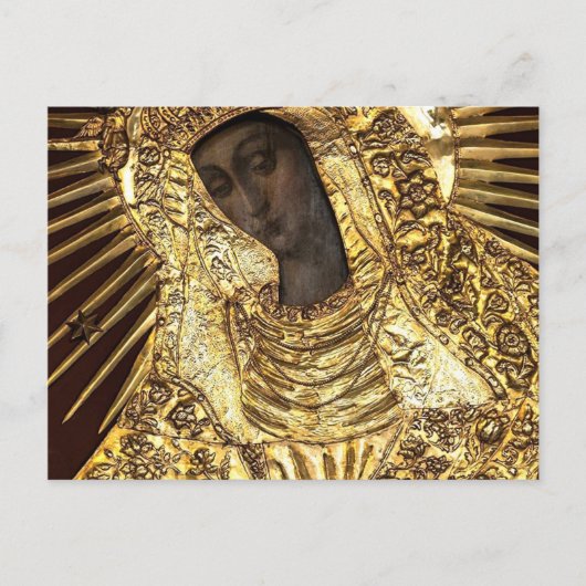 Black Madonna Polen onze dame van de genade Briefkaart (Voorkant)