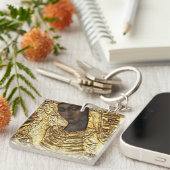 Black Madonna Polen onze dame van de genade Sleutelhanger (Voorkant Rechts)