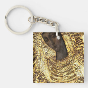 Black Madonna Polen onze dame van de genade Sleutelhanger