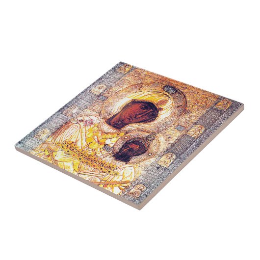 Black Madonna Tegeltje (Zijkant)