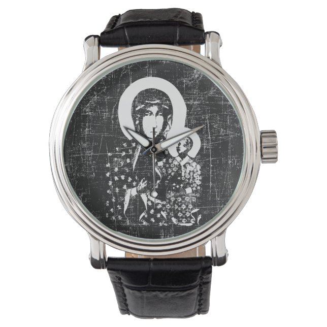 Black Madonna van Czestochowa Horloge (Voorkant)