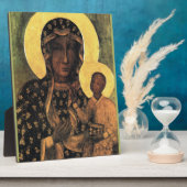 Black Madonna Virgin Mary Icon Poland Our Lady Fotoplaat (Zijkant)