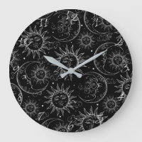 Black Magic  Celestial Sun Moon Stars