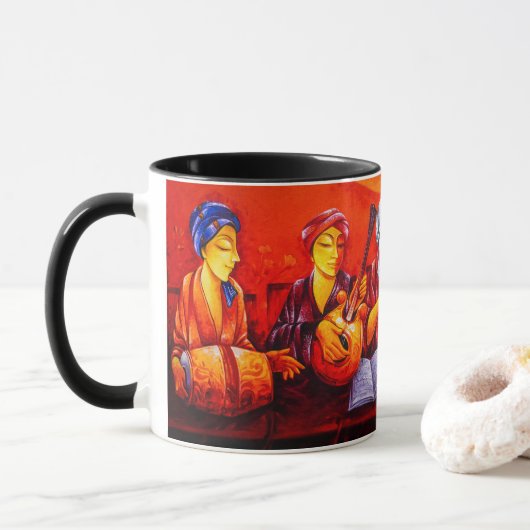 Black Magic Cup Mok (Met donut)