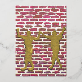 Black Magic Hollyhock beroemd gemaakt door Yeshaya Folie Uitnodiging