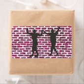 Black Magic Hollyhock by Yeshaya Dank Wood Wall Ar Etiket (Insitu)