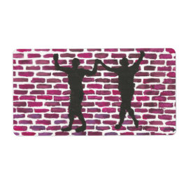 Black Magic Hollyhock by Yeshaya Dank Wood Wall Ar Etiket