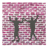 Black Magic Hollyhock by Yeshaya Dank Wood Wall Ar Kubus (Rechts)