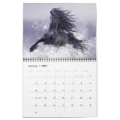 Black Magic Horse Calendar Kalender (Jan 2027)