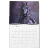Black Magic Horse Calendar Kalender (Mar 2027)