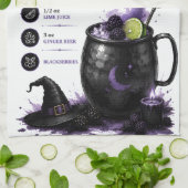 Black Magic Mule Halloween Recept Theedoek (Gevouwen)