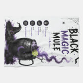 Black Magic Mule Halloween Recept Theedoek (Horizontaal)