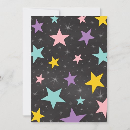 Black Magic Show Verjaardag Kaart (Achterkant)