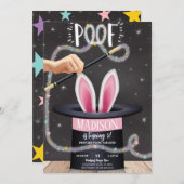 Black Magic Show Verjaardag Kaart (Voorkant / Achterkant)