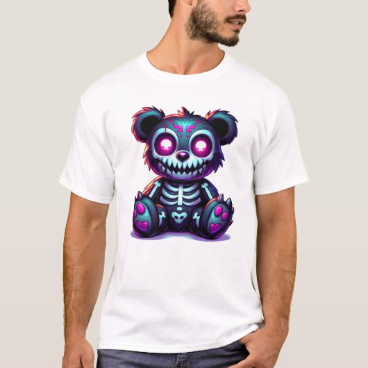 Black Magic Teddy Bear T-shirt (Voorkant)
