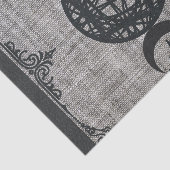 Black Magic Triple Moon Pentagram  Wiccan Tissuepapier (Detail)