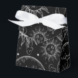 Black Magic Vintage Hemel Zon Maan Sterren Feest Bedankdoosjes<br><div class="desc">Maatwerk voor elke gelegenheid. Overeenkomstige artikelen beschikbaar.</div>