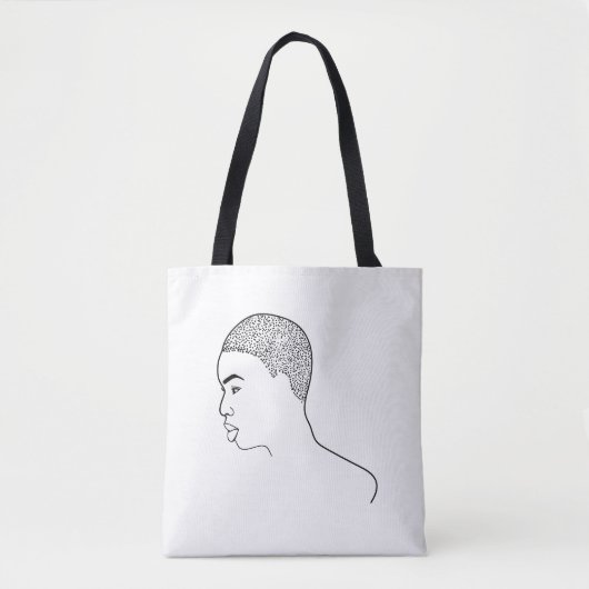 Black Magic Woman Art Tote Bag (Voorkant)