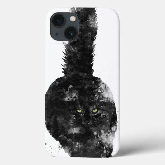 BLACK MAINE COON CAT - Case-Mate iPhone CASE (Achterkant)