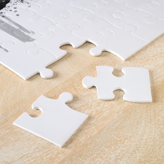 BLACK MAINE COON CAT - LEGPUZZEL (Zijkant)